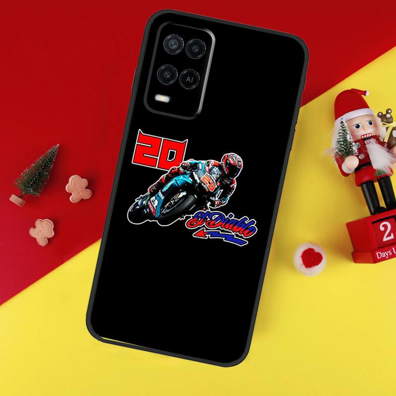 Moto Fabio Quartararo Case For Oppo A78 A98 A18 A38 A58 A5 A6 Pro A54 A74 A94 A17 A57 A80 A60 A40 A96 A76 A16 A15