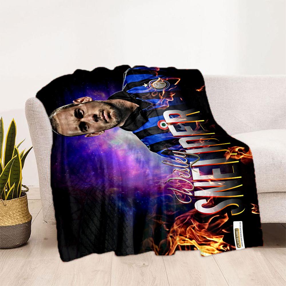 Chelsea Fc Player Action Blanket Warmthful Decor Suitable for Sofa Chair Seaside for All Seasons Stylish Decor