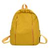 Solid Fashion Color Large Capacity Backpack Surface Inner Pocket School Travel