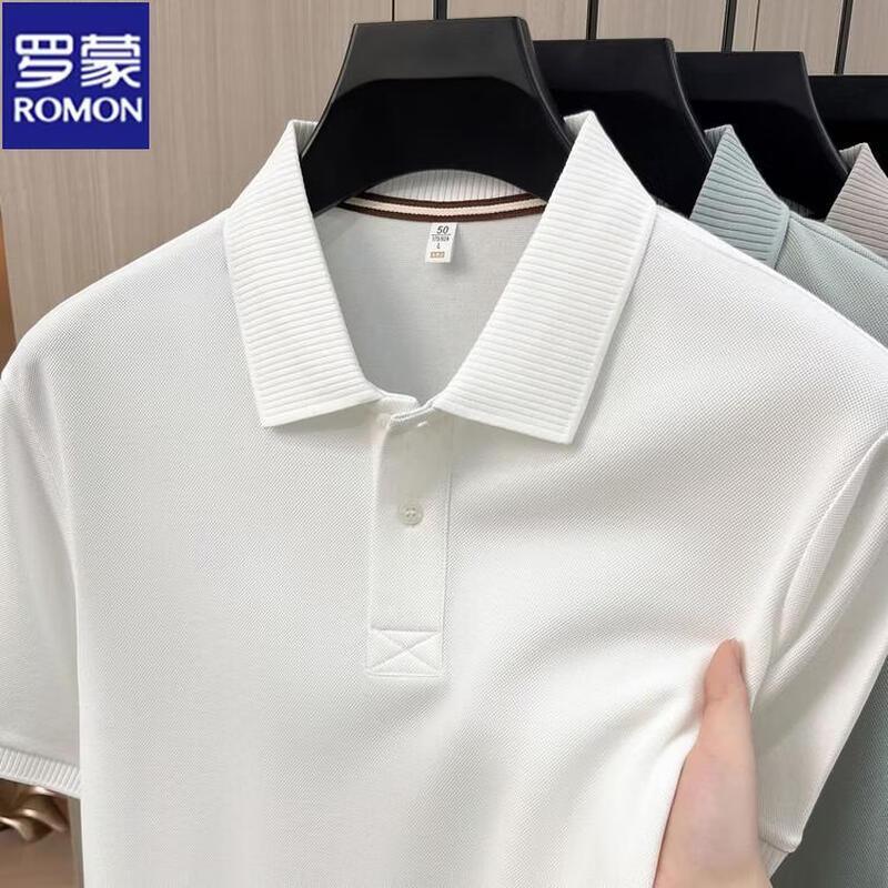 ROMON Men's Cooling Casual Polo Shirt