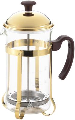 Yoshikawa Πιεστήριο Καφέ Σερβίτσιο Τσαγιού 750ml French Press 5 Φλιτζάνια με Χαραγές Ιαπωνικό Γυαλί Μοκα Καφέ SJ3306