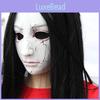 Horror Long Hair Ghost Latex Mask For Halloween And Escape Room Fun
