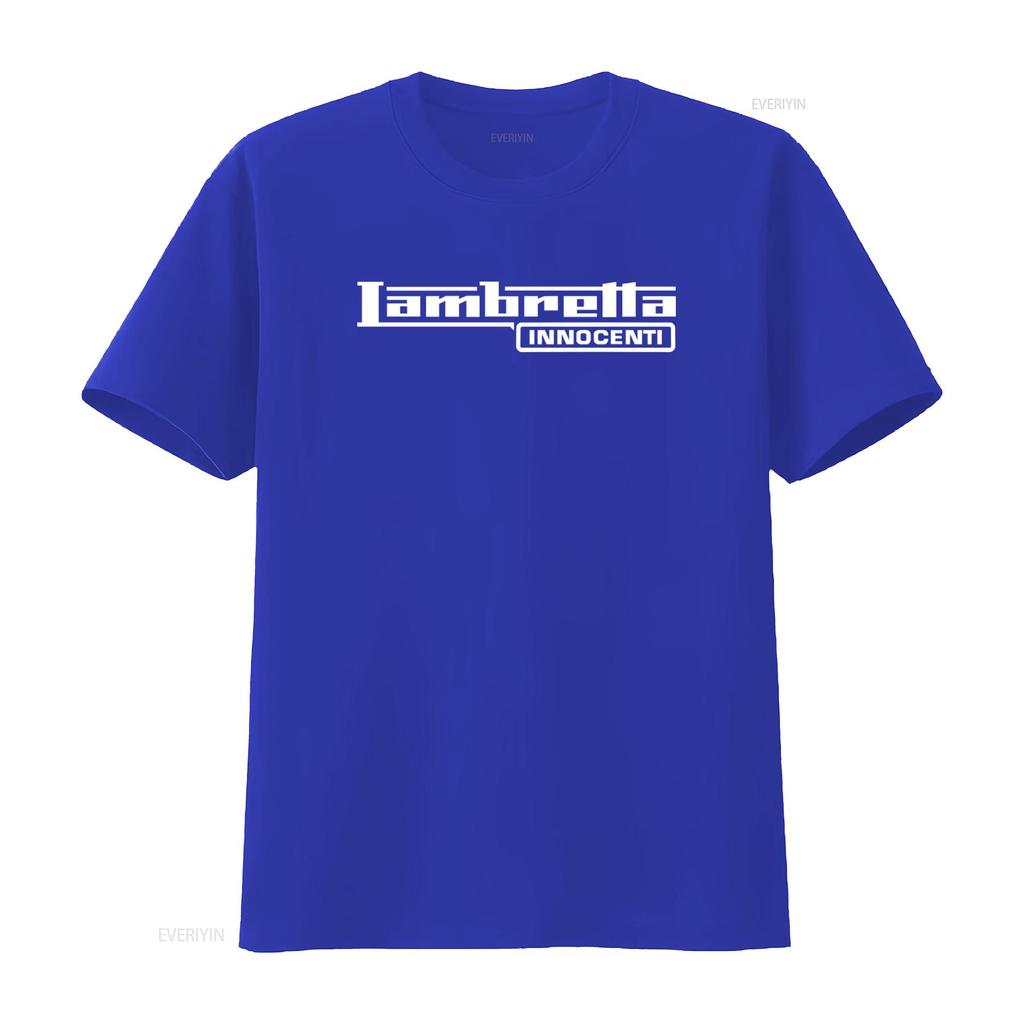 T-shirt Lambretta Innocenti Mod Skinhead Scooteriste Rudie Rudeboy Mode Streetwear Impression vintage Lavé streetwear Décontracté