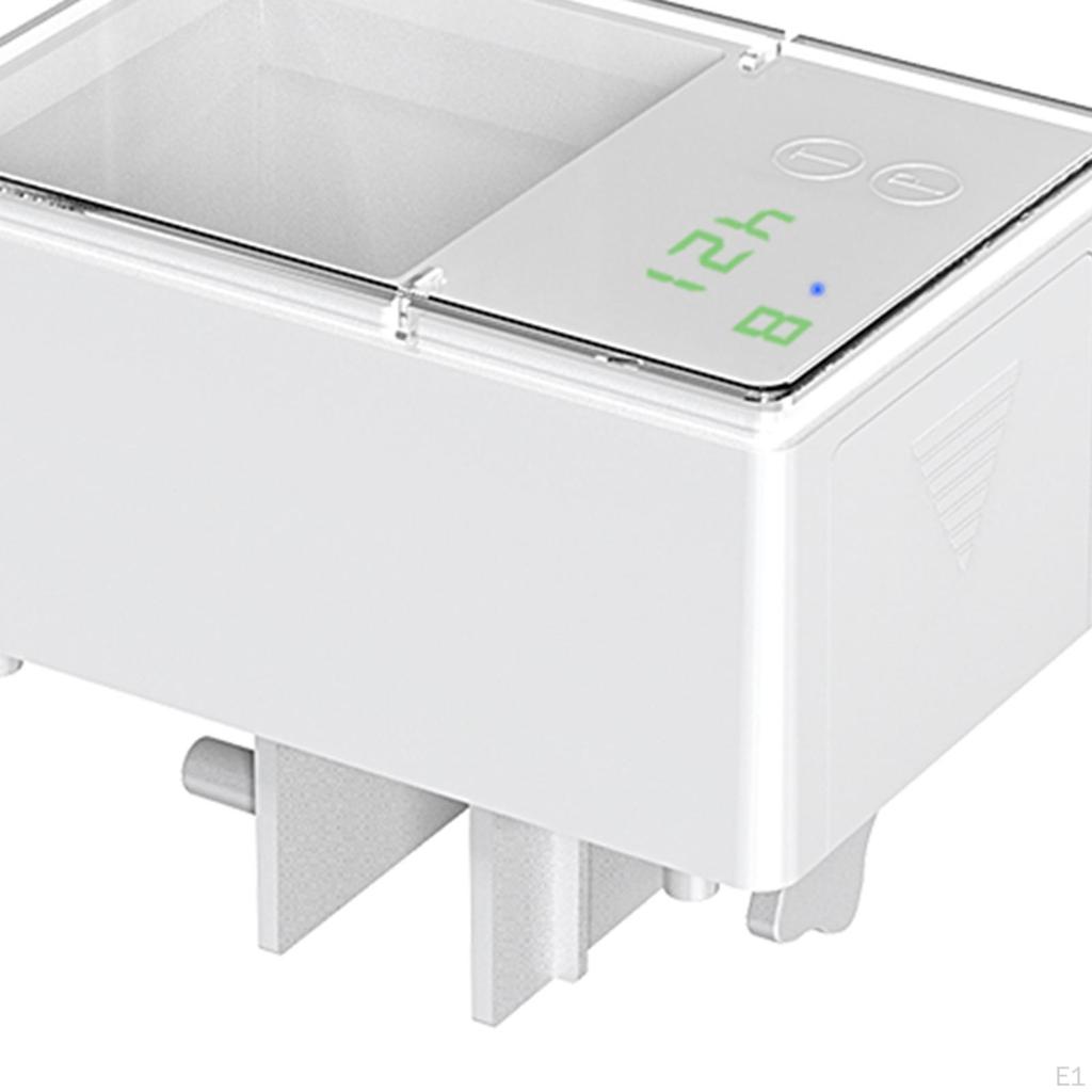 Auto Fish Food Feeder Fully Automatic Dispenser Portable with Timer Tank for