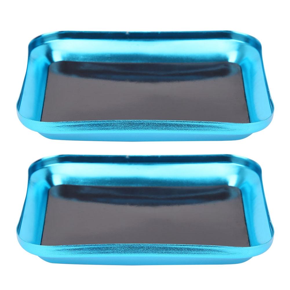 2PCS RC Model General Repairing Screw Tray 105x85mm Maintenance Tool Board AccessoryBlue