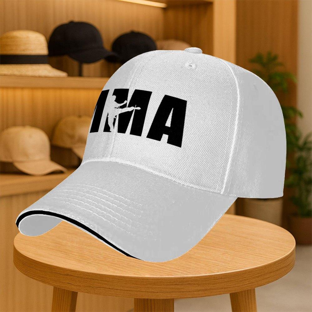 Mma Logo Baseballkappe Unisex Lässige Sportkappe Zum Laufen Reisen Einkaufen Weihnachtsgeschenk