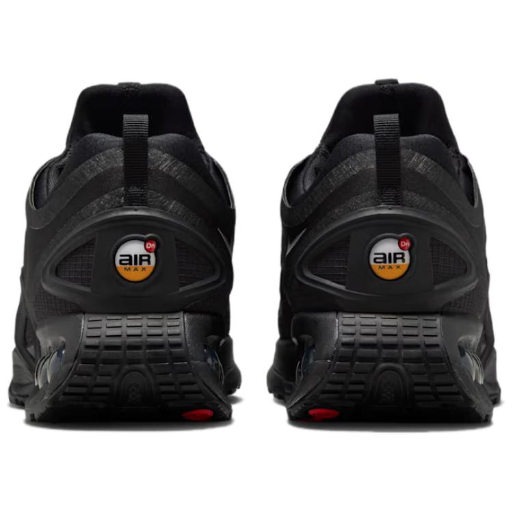 Nike Air Max Dn Textile, Synthetic Leather Casual Running Shoes Unisex Black HQ8605-001