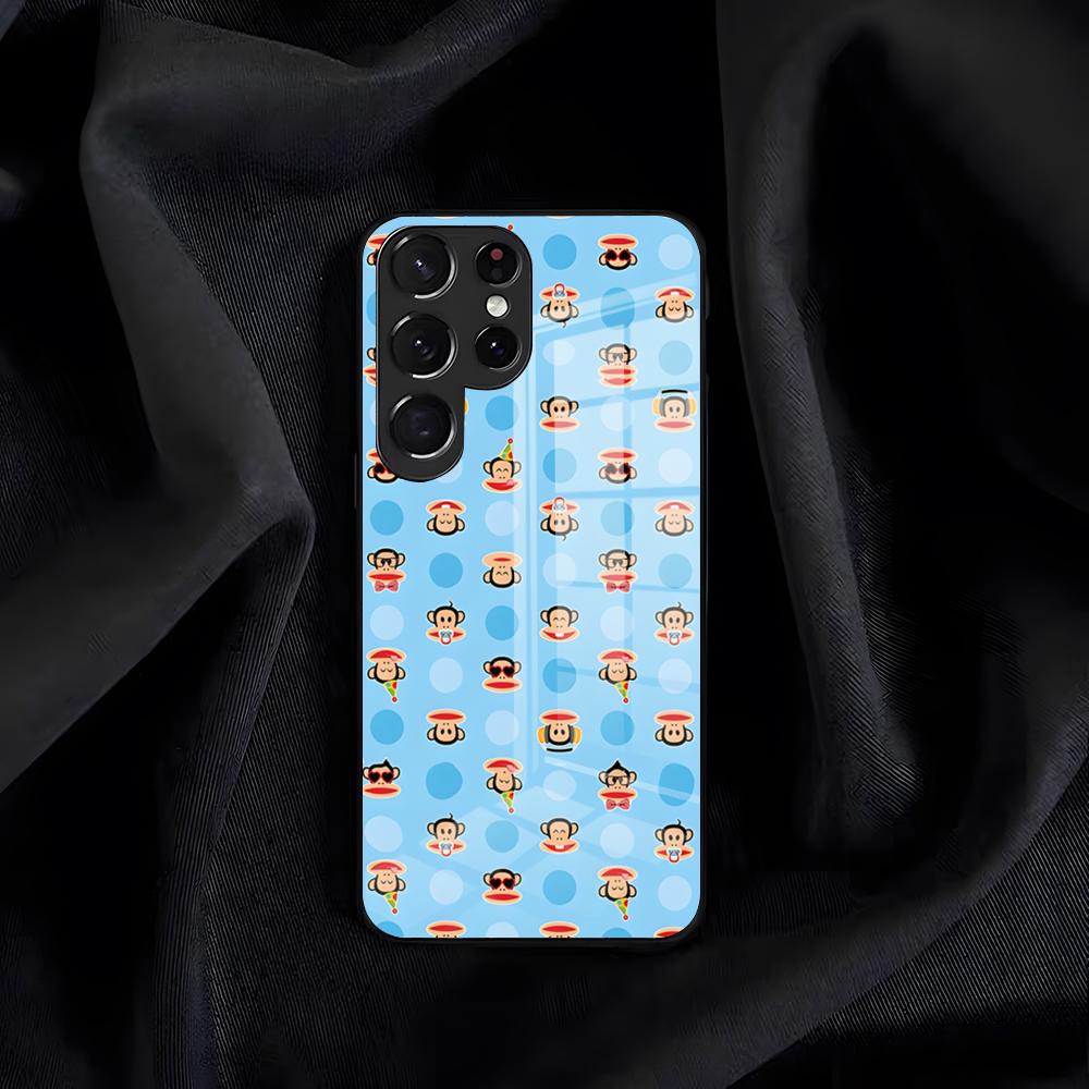 

Paul Franking Monkey Phone Case For Samsung S26 S25 Edge S24 S23 S22 S21 S20 Ultra Plus FE Glass Cover Galaxy S25 Plus
