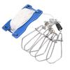 Live Fish Lock Portable Stainless Steel Fish Wire Rope Lock for Big Lure Fishing EquipmentBlue