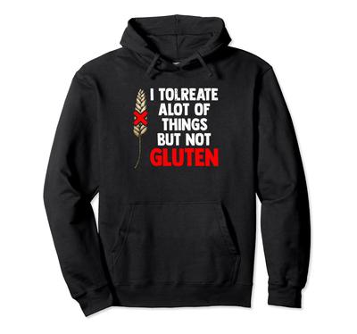 Gluten Zöliakie Glutenfrei Anti Gluten Hoodie