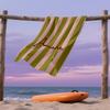 Striped amore Compact Travel Beach Towel Super Absorbent Sand Resistant, Microfiber for Swimming Camping Yoga