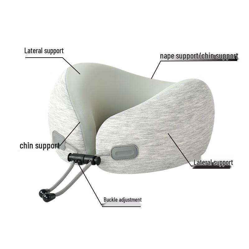 SPACEXPERT Ice Silk U-Shaped Travel Pillow