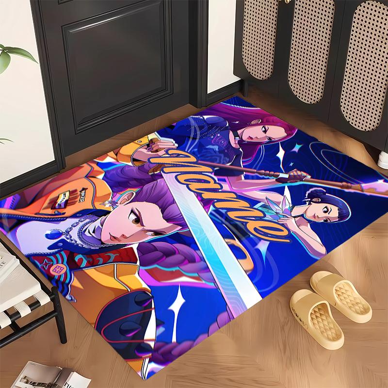 HUNTRIX (14) Personalized Name Office Carpet Stylish Decor for Living Room Bedroom Kitchen