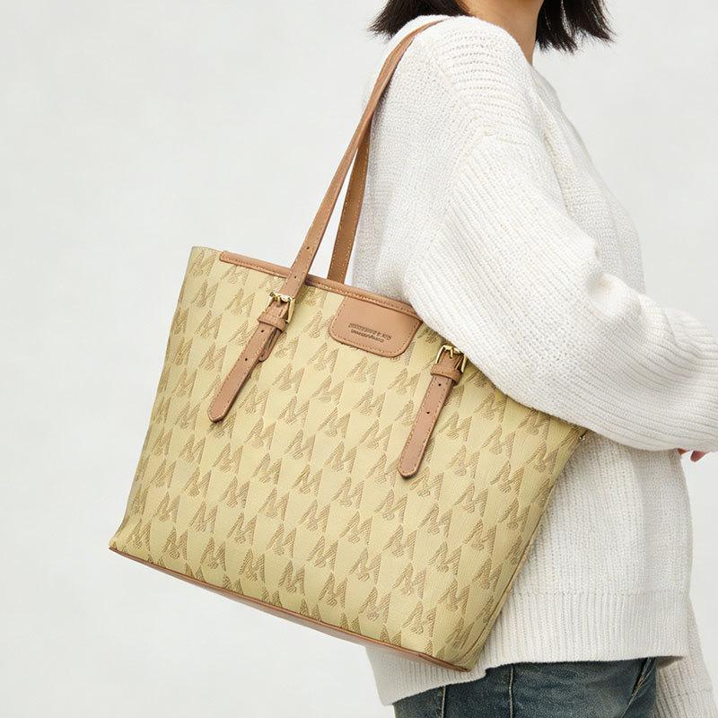 Tote Bag, Women's Large Capacity, High-end Feel, Work Commuting Shoulder Bag, Fashionable Texture, Women's Bag