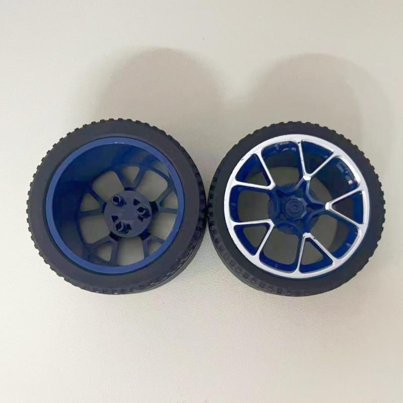37383 Wheel 62.3x42mm 23799 Tyre 81.6x44mm Brick Collections Bulk Modular GBC Toys For Technical MOC DIY Buildings Blocks