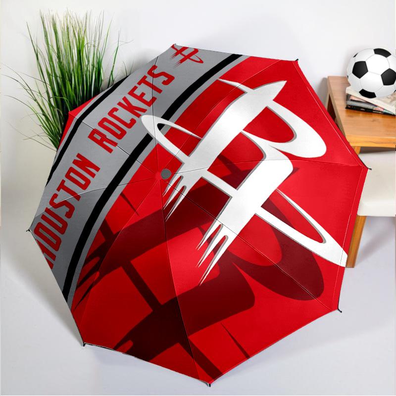 basketball Pride Rockets Umbrella 8-Frame for Travel, Camping, Casual Lightweight Portable Umbrella, Essential for Every Family Holidays Gift