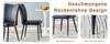 2 Pure Black, Modern Design Dining Chairs, Available In Several Colors, 89 Cm High, Black PU Chair Set, Suitable for Office, Restaurant Etc.