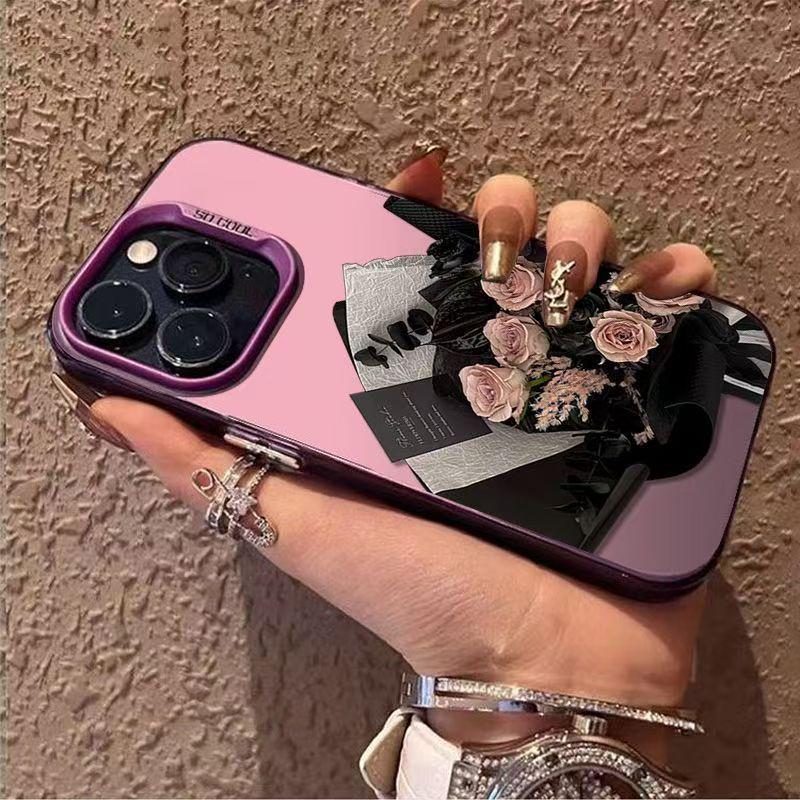 

Rose Cross-Border Phone Case for iPhone 13-17, 14, 15 Pro Max, 16 Pro – Fashion Design for Girls iPhone 7 Plus/8 Plus
