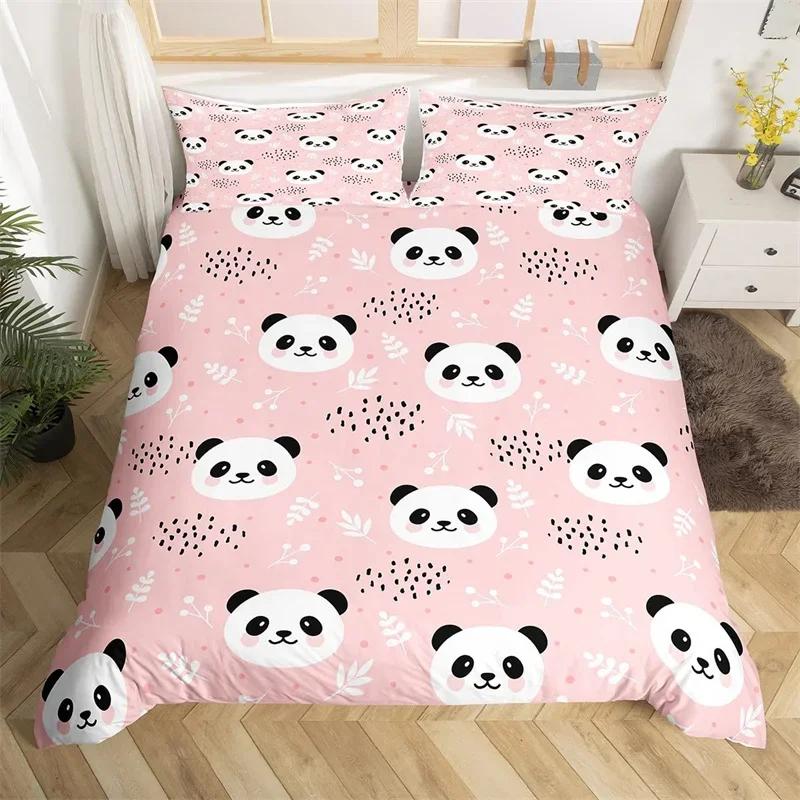 Cute Fox Duvet Cover Cartoon Animal Bedding Set Microfiber Botanical Tree Branches Comforter Cover Twin King For Kids Boys Girls