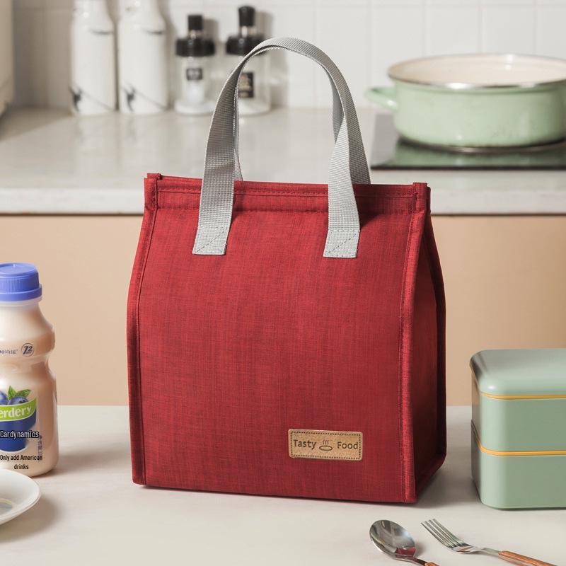 Cationic Insulated Lunch Bag | Portable Student Bento & Takeaway Storage Handbag