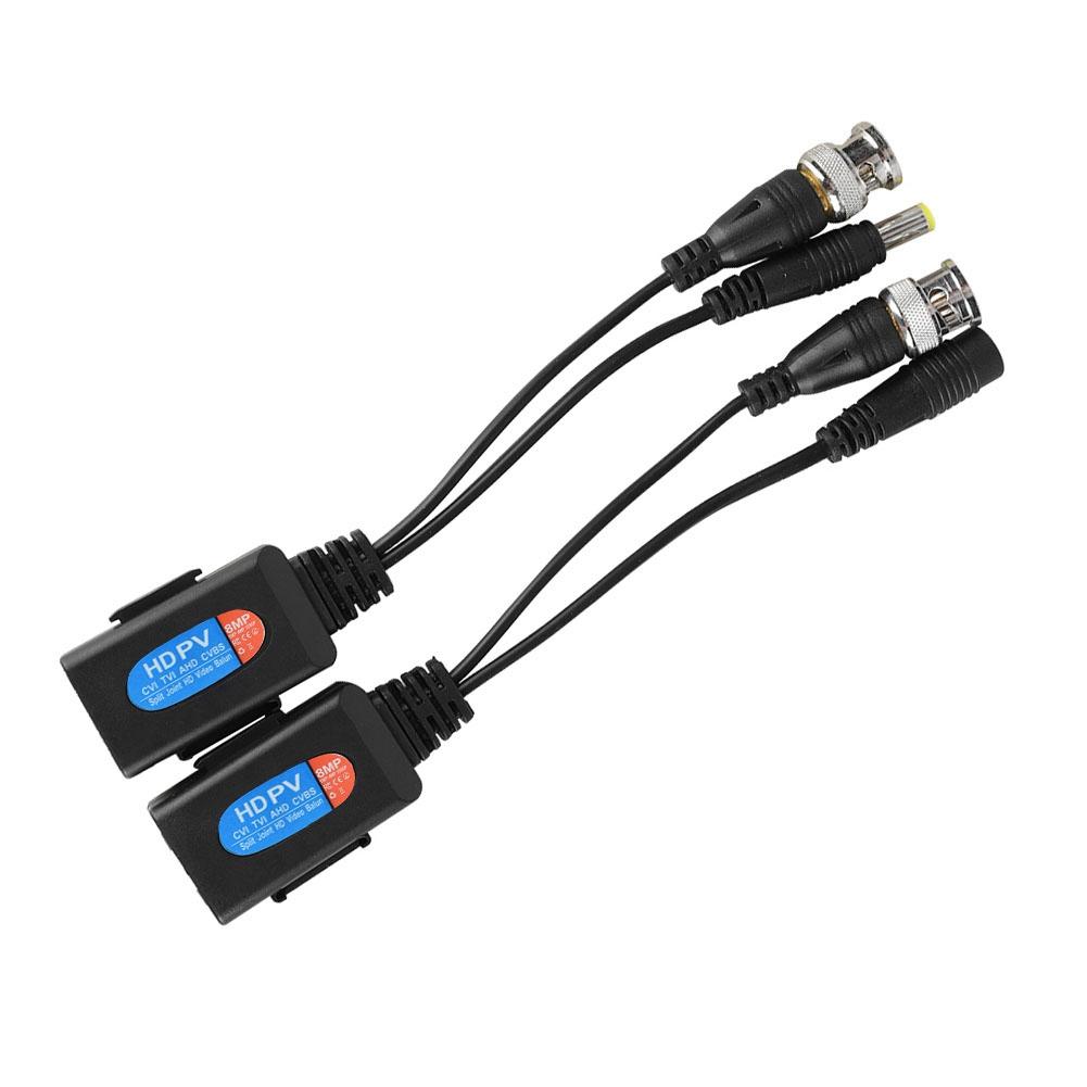 Passive Audio CCTV Balun Twisted Transmitter Power Supply for HDCVI HDTVI AHD Camera