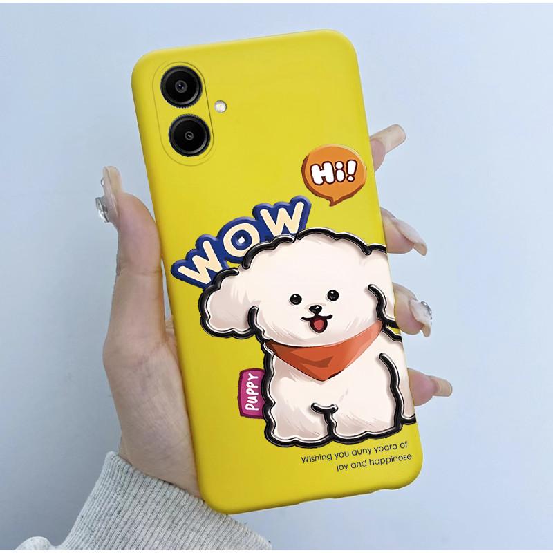 For Samsung Galaxy A06 Casing A065 SM-A065F A06 4G GalaxyA06 Cover Cute Astronaut Panda Flowers Pattern Candy Soft Silicone Case