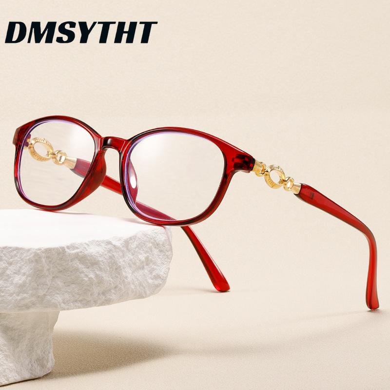 Anti-Blue Light Reading Glasses Ultralight PC Frame Oval Eye Protection Men Women FULL Frame Comfortable Eyeglasses