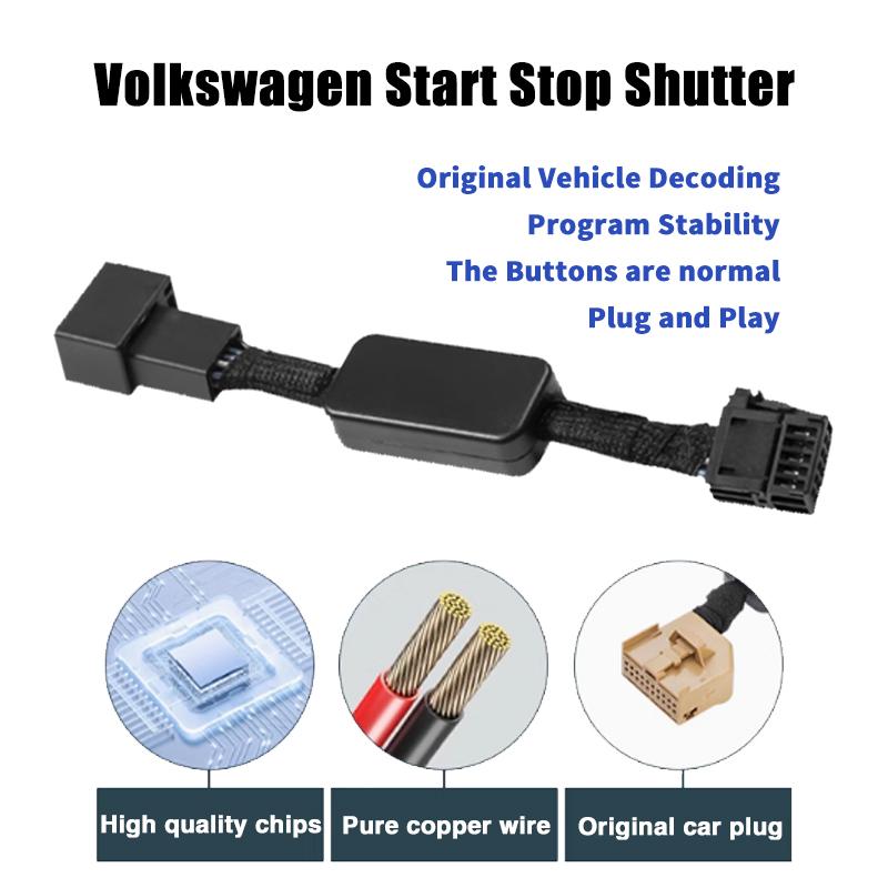 For VW Volkswagen T-Roc 2018-2025 Car Automatic Stop Start Engine System Off Device Control Sensor Plug Stop Cancel