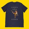 Velociraptor = Distanceraptor / Timeraptor T-Shirt | Raptor Shirt & Classic Raptor Dinosaur Meme Joke Gift