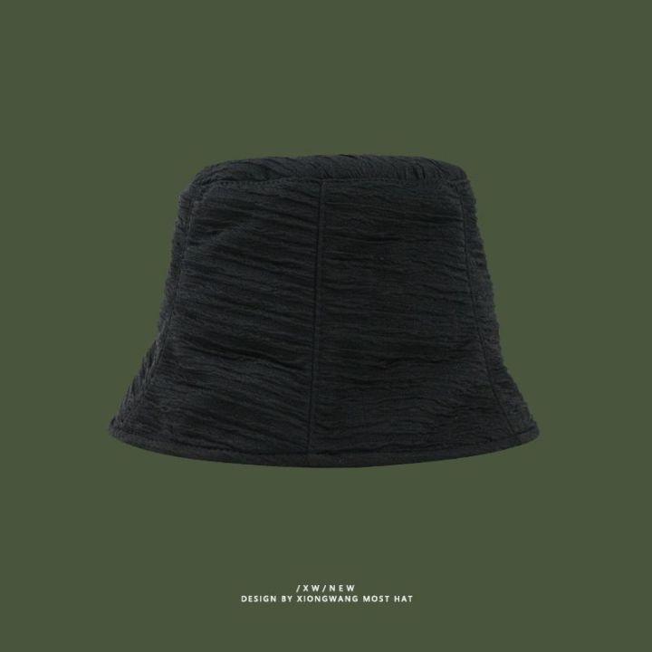 Stylish Designer Chiffon Bucket Hat For Women Breathable Sun Protection Summer Hat
