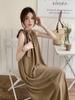 French Off-the-shoulder Vest Dress for Women's Summer New Straps Design Sense and Thin Temperament Holiday Style Dress