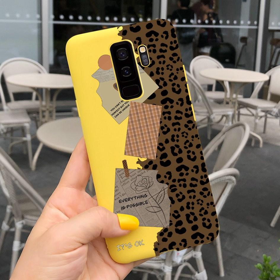 For Samsung Galaxy S9 Case G960F/DS Phone Cover Luxury Cartoon Soft Slim Funda For Samsung S9 Plus G965F S9+ Coque S9Plus Bumper