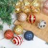 6szt 6cm bombki choinkowe ozdoby choinkowe wiszące zawieszki Navidad Noel noworoczny świąteczny wystrój imprezy do domu