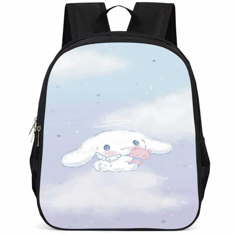 Adorable Cinnamoroll 15 Inch Large Capacity Lightweight School Backpack For Kids