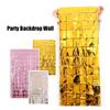 1PC Square Sequin Home Decor Bachelorette Party Backdrops Wall Background Curtain Birthday Party Decor 1*2m
