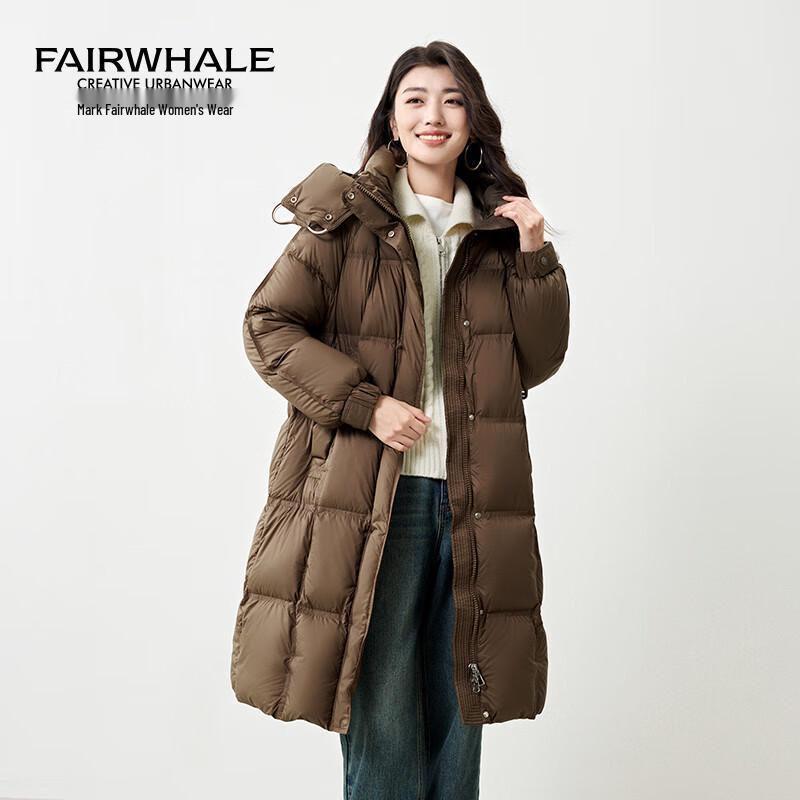 Mark Fairwhale Women's 2025 Winter Long Puffer Down Jacket