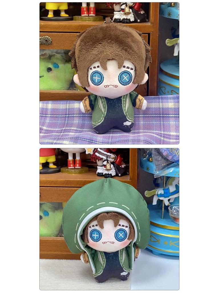 Identity V Fan-Made Merchandise: 10cm Cotton Dolls - Gardener, Reporter Alice, Naib, Mercenary, and Joseph