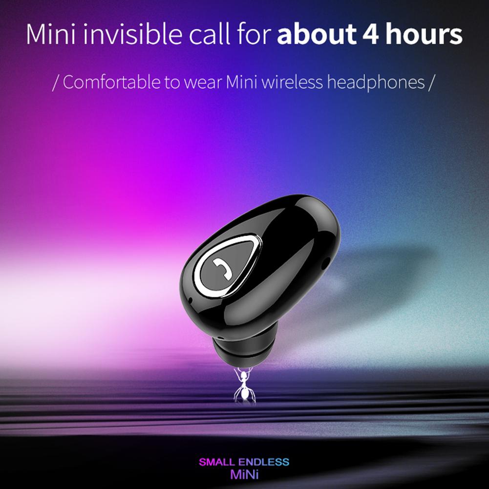 

Wireless Bluetooth 4.1 Earbuds Invisible In Ear Stereo Earbuds Earphones чорний