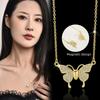 Elegant Butterfly Magnetic Necklace For Women Stylish Lockchain Design With Unique Features