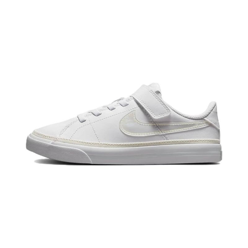 

Nike Court Legacy Low Top Skateboard Shoes White Children Aged 3 7 Years Old Sneakers DA5381-114 35