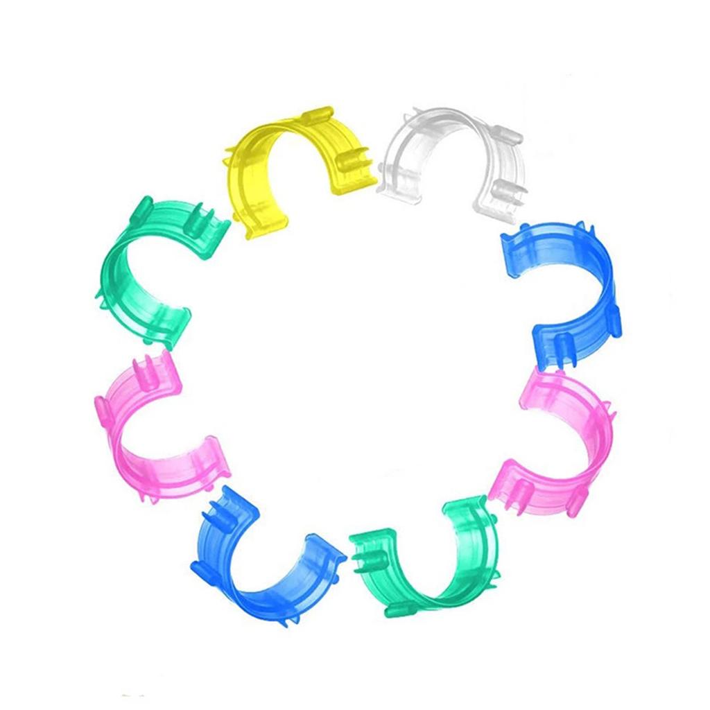20 Pcs Bobbin Clamps Holders Thread Organizing Bobbin Holder Clips Silicone Spool Huggers Thread Holders for Embroidery
