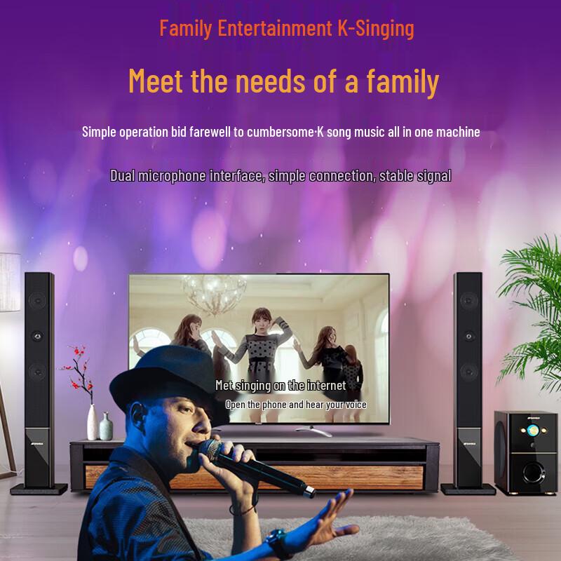 SANSUI GS-6000 Home Theater Karaoke Sound System