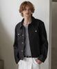 Decoroso Knox Denim Trucker Jacket [Non-Faded Black]
