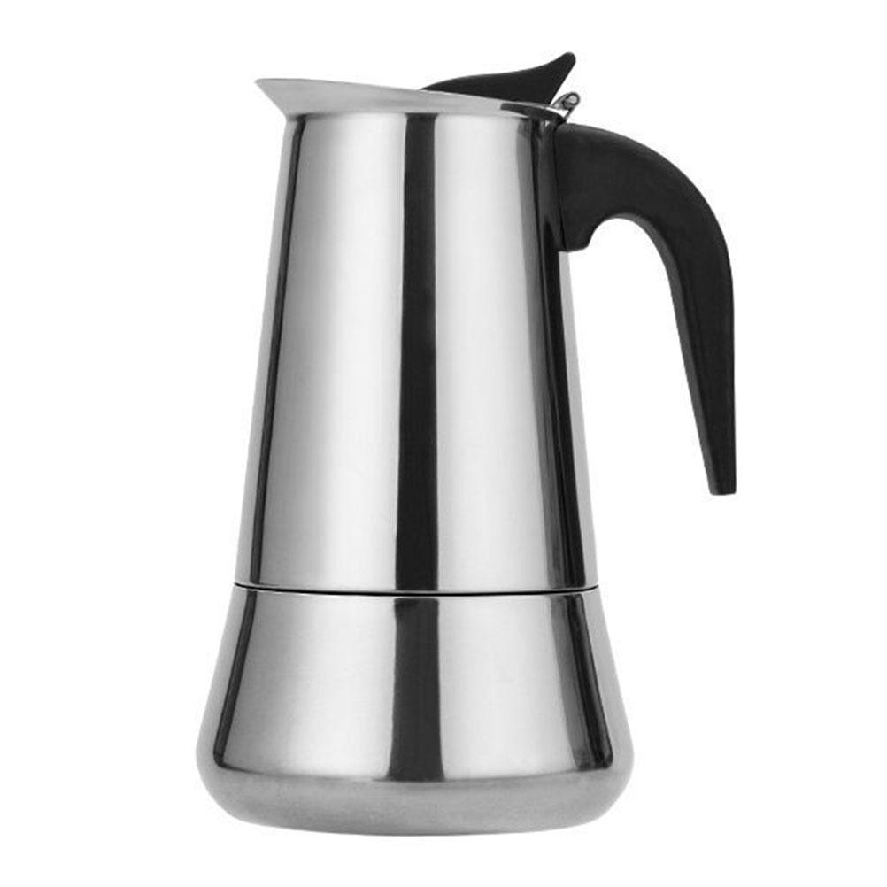 Coffee Pot Kettle Stainless Steel Espresso Container Holder Machine Machines