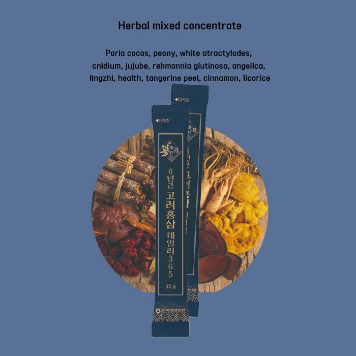 CHUNGBUK GINSENG COOPERATIVE ASSOCIATION Red Ginseng Daily 365 Stick (15g × 32 sticks)