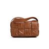 Women's 2024 Woven Ruched High-End Fashion Handbag - Single Shoulder & Crossbody Pillow Bag