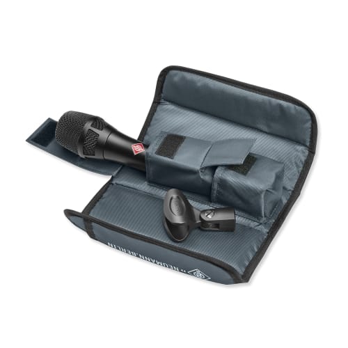 Neumann KMS 104 PLUS BK Handheld Cardioid Stage Vocal Microphone with Low Frequency Extension, Black (Product Code: 008625)