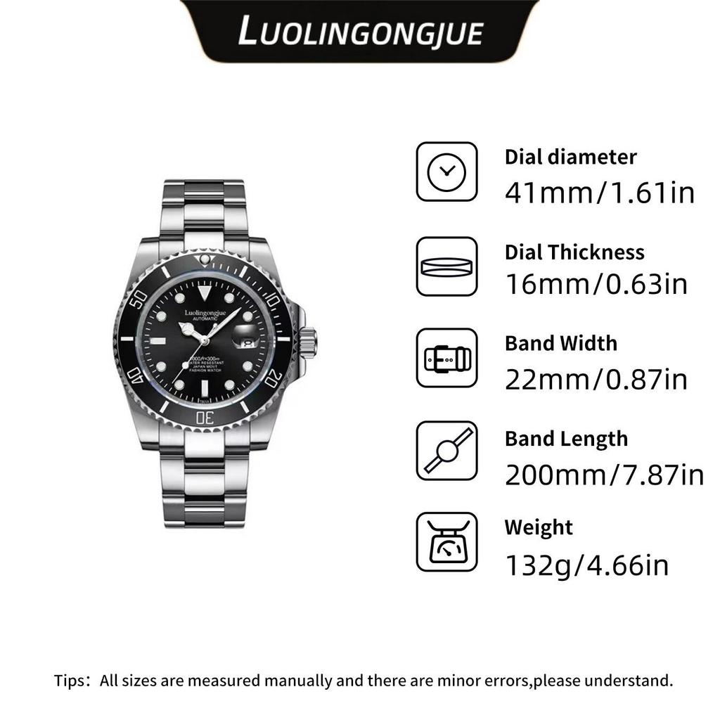 Duke of Lorraine 1950 Submariner Automatic Men's Calendar Waterproof Watch