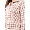Women's Oversize Front Pocket Lumberjack Shirt Tile