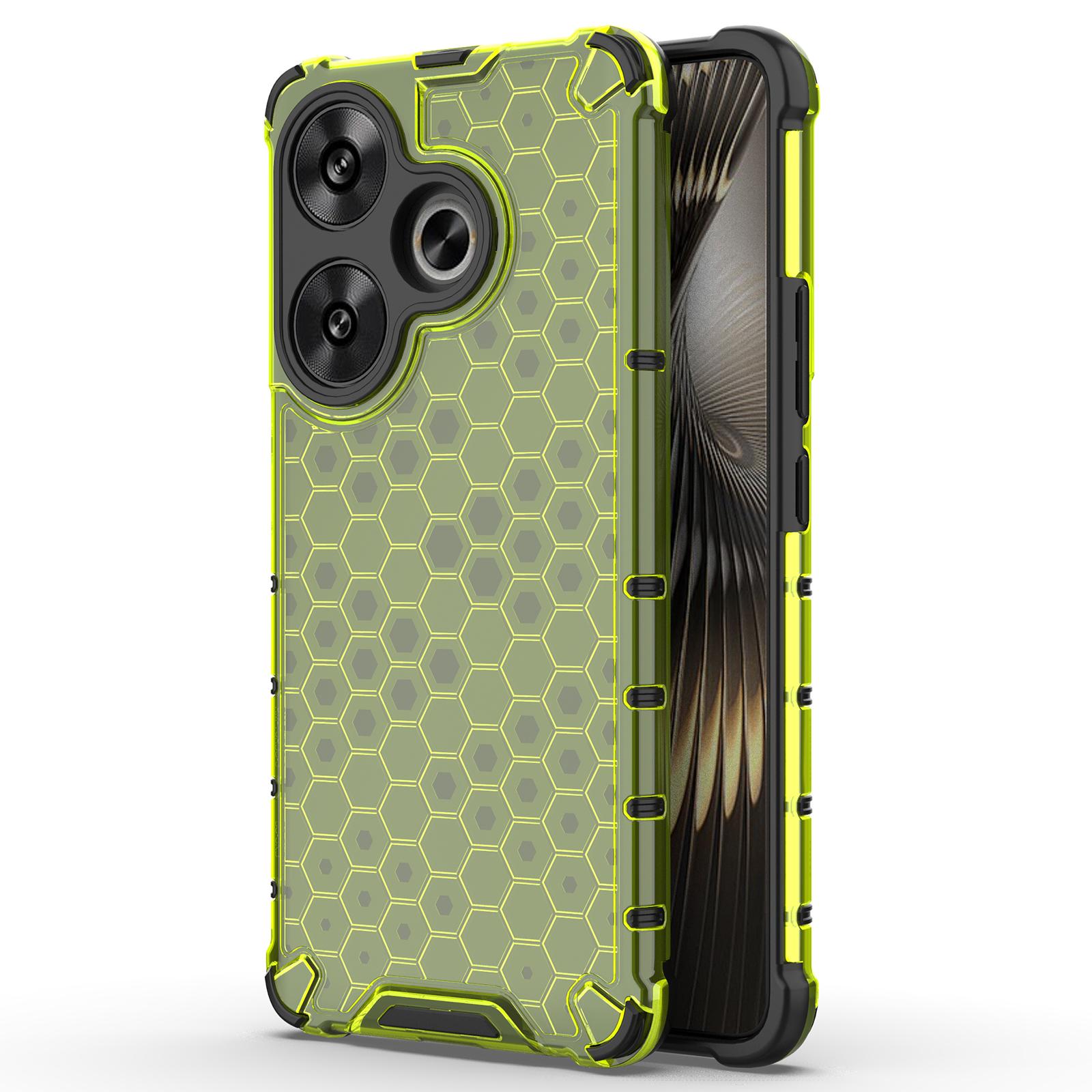 

Для Xiaomi Redmi Turbo 3 5G/Poco F6 5G Чехол Защита от падений Сотовый ПК+ТПУ Чехол для телефона Green